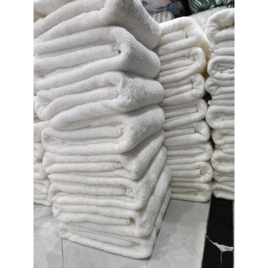 Set 2 khăn tắm cotton organic nhập Nhật 60x120cm mềm mại thấm hút tốt 135k 3