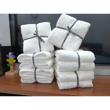 Set 2 khăn tắm cotton organic nhập Nhật 60x120cm mềm mại thấm hút tốt 135k 10