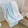 Sét 2 khăn tắm & khăn mặt Kuromi siêu thấm hút, mềm mại, khô nhanh, dễ thương – Chỉ 75.000đ 2