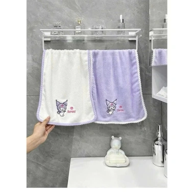 Sét 2 khăn tắm & khăn mặt Kuromi siêu thấm hút, mềm mại, khô nhanh, dễ thương – Chỉ 75.000đ 3 Sét 2 khăn tắm & khăn mặt Kuromi siêu thấm hút, mềm mại, khô nhanh, dễ thương – Chỉ 75.000đ 3