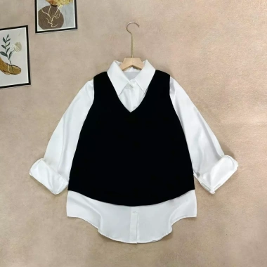 Set 2 Món Bigsize Nữ Áo Sơ Mi Phối Ghi Lê SM20+A335 Giá 103k – Tết & Đi Chơi Xuân 4 Set 2 Món Bigsize Nữ Áo Sơ Mi Phối Ghi Lê SM20+A335 Giá 103k – Tết & Đi Chơi Xuân 4