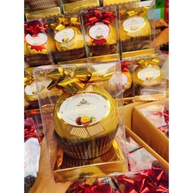 Set 2 quả cầu Socola buộc nơ - Quà tặng thân yêu, giá chỉ 59.000 VND 3
