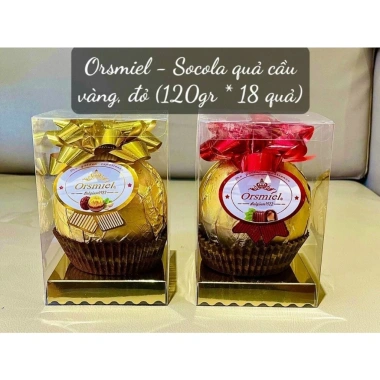 Set 2 quả cầu Socola buộc nơ - Quà tặng thân yêu, giá chỉ 59.000 VND 7