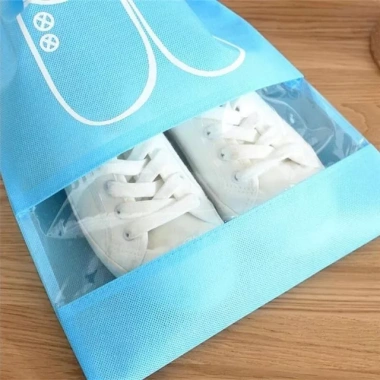 Set 2 túi đựng giày dép có dây rút 44x32 cm - Giá chỉ 20.000đ, giảm từ 24.200đ