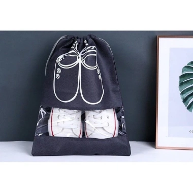 Set 2 túi đựng giày dép có dây rút 44x32 cm - Giá chỉ 20.000đ, giảm từ 24.200đ