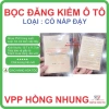 Set 2 Túi Nhựa Dẻo PVC Trong Suốt Bọc Bìa Đăng Kiểm Ô Tô, Nắp Nút Đậy Giá 14.5k