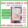 Set 2 Túi Nhựa Dẻo PVC Trong Suốt Bọc Bìa Đăng Kiểm Ô Tô, Nắp Nút Đậy Giá 14.5k 3