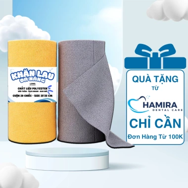 Set 20 Khăn Lau Đa Năng HAMIRA - Siêu Thấm, Nhanh Khô, Lau Bếp & Vệ Sinh Nhà Cửa, 79.000đ
