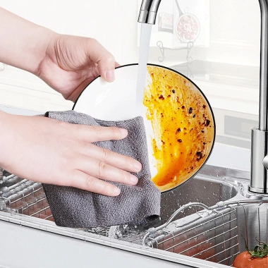 Set 20 Khăn Lau Đa Năng HAMIRA - Siêu Thấm, Nhanh Khô, Lau Bếp & Vệ Sinh Nhà Cửa, 79.000đ