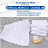 Set 20 khăn trắng cotton 30x30cm, thấm hút, sạch sẽ, giảm giá 79.000₫