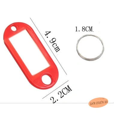 Set 20 thẻ name tag vali đa năng - móc chìa khóa, ghi chú, thẻ đeo tên học sinh, nhân viên 23.999 VND