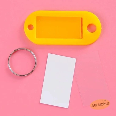 Set 20 thẻ name tag vali đa năng - móc chìa khóa, ghi chú, thẻ đeo tên học sinh, nhân viên 23.999 VND