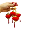 Set 25 đèn lồng mini treo cây cảnh Tết - Nhung đỏ, trang trí cây đào, quất, mai, giảm giá 55k 2