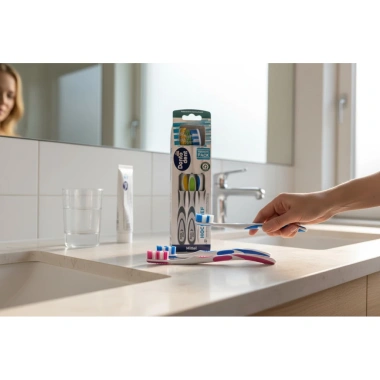 Set 3 Bàn chải Dontodent Hoch-Tief Mittel trung bình - Giá 95.000 VNĐ Hàng Đức 3