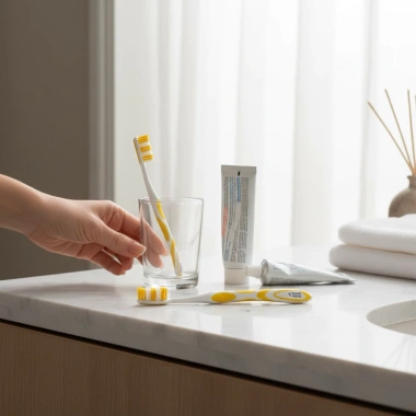 Set 3 Bàn chải Dontodent Hoch-Tief Mittel trung bình - Giá 95.000 VNĐ Hàng Đức 9