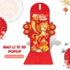 Set 3 Bao Lì Xì Popup 3D Cao Cấp Tết Bính Ngọ 2.026 - Giá chỉ 14.500₫ 2