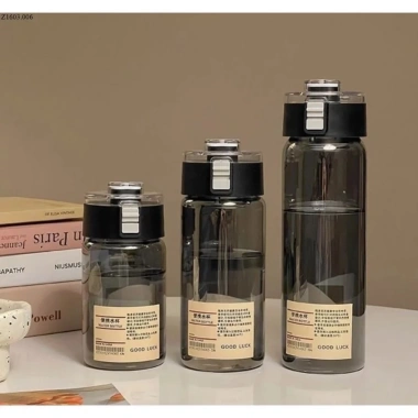 Set 3 bình đựng nước Muji - 350ml/550ml/800ml, an toàn sức khỏe, giá ưu đãi 77k