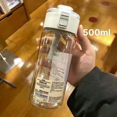 Set 3 bình đựng nước Muji - 350ml/550ml/800ml, an toàn sức khỏe, giá ưu đãi 77k