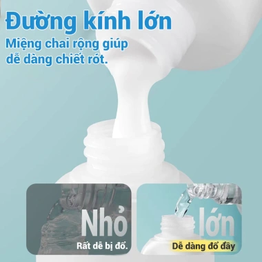Set 3 chai chiết silicone 60ml - Bộ chia du lịch, dầu xã, sữa tắm, 20.300₫