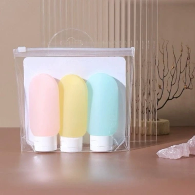 Set 3 Chai Chiết Sữa Tắm Du Lịch, Lọ Đựng Mỹ Phẩm, Dầu Gội, Sữa Tắm Nhiều Màu - Tiện Dụng, Giá 29.000 VND