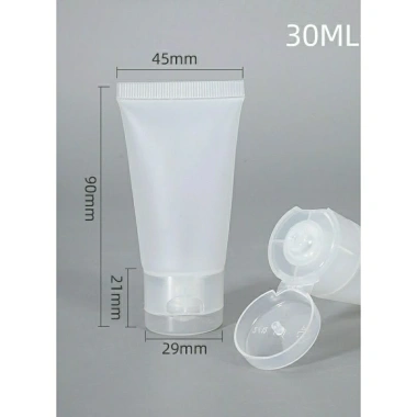 Set 3 chai nhựa, tuýp chiết mỹ phẩm PVN60.192 - Sữa rửa mặt, kem nền 15-100ml giảm 18% 6