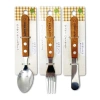Set 3 dao nĩa thìa Echo Happy Smile 190mm nhập khẩu Nhật - Giá 35.500₫ 3