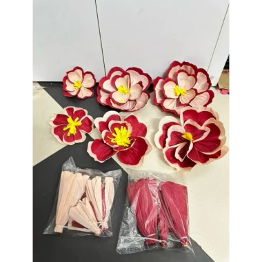 Set 3 Hóa Giấy 15-20-25cm Trang Trí Tết và Phòng Cưới Giá chỉ 35.000đ Giảm Giá
