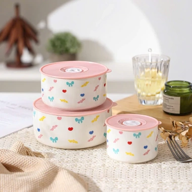 Sét 3 hộp cơm sứ cao cấp họa tiết hoạt hình dễ thương - Giá ưu đãi 155.000₫ 9