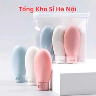 Set 3 Lọ Chiết Du Lịch 60ml - Dầu Gội, Sữa Tắm, Lotion, Toner, Túi Dã Ngoại 15.900