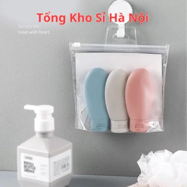 Set 3 Lọ Chiết Du Lịch 60ml - Dầu Gội, Sữa Tắm, Lotion, Toner, Túi Dã Ngoại 15.900