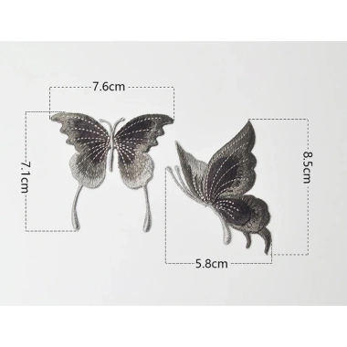 Set 3 Miếng Vá Quần Áo Hình Bướm Xinh Xắn Giá Ưu Đãi 12.275 Thời Trang DIY