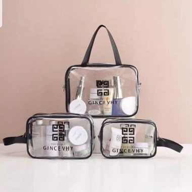 Set 3 Túi Đựng Mỹ Phẩm Trong Suốt Chống Thấm Nước - Giá chỉ 65.000 VNĐ, Tiết kiệm ngay 5 Set 3 Túi Đựng Mỹ Phẩm Trong Suốt Chống Thấm Nước - Giá chỉ 65.000 VNĐ, Tiết kiệm ngay 5