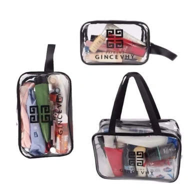 Set 3 Túi Đựng Mỹ Phẩm Trong Suốt Chống Thấm Nước - Giá chỉ 65.000 VNĐ, Tiết kiệm ngay