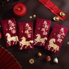 Set 30 Lì Xì Đỏ Năm Mới 2.026 Bính Ngọ - Lì Xì Vàng In Nổi 3D Kim Tuyến Sang Trọng, Chúc Tết Cao Cấp 8