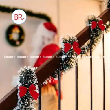 Set 3/5 Dây Kim Tuyến Giả Dây Chồn Trang Trí Noel Tết - Dây Quấn Cây Thông, Decor Phòng Khách, Cửa Hàng 45k 8