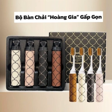Set 4 Bàn Chải Gấp Gọn Hoạ Tiết Đẹp Lông Mềm Mại Fullbox Giá 59.999 VND 5 Set 4 Bàn Chải Gấp Gọn Hoạ Tiết Đẹp Lông Mềm Mại Fullbox Giá 59.999 VND 5