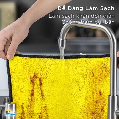 [Set 4] Khăn Lau Bếp Siêu Thấm Hút Nước Dầu Mỡ Microfiber Không Rụng Lông – 100k 4