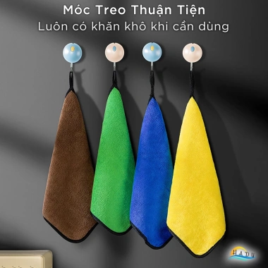 [Set 4] Khăn Lau Bếp Siêu Thấm Hút Nước Dầu Mỡ Microfiber Không Rụng Lông – 100k 5