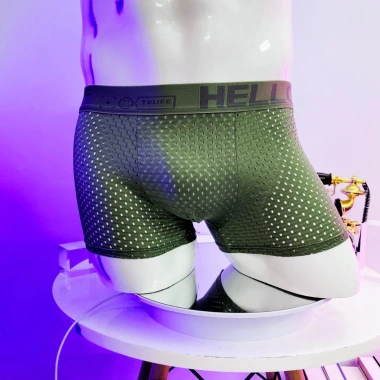 Sét 4 quần lót boxer thun lạnh thoáng khí kháng khuẩn HELLO VUABOXER 149.000 VND 4