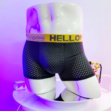 Sét 4 quần lót boxer thun lạnh thoáng khí kháng khuẩn HELLO VUABOXER 149.000 VND 5