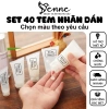 Set 40 Nhãn Dán Tuýp Chiết Mỹ Phẩm Du Lịch – In Tên, Dùng Đựng Dầu Gội, Giá 20.000 VND