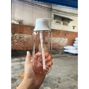 Set 5 chai 500ml mới – chai chiết kem, mỹ phẩm, dầu gội, giá 25.000₫