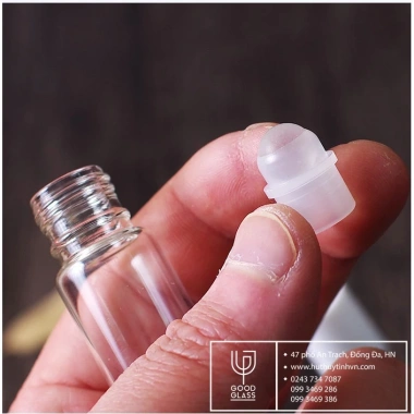 Set 5 chai bi lăn thủy tinh 10ml đựng dầu dừa dịch chiết - Giá ưu đãi 26.100 đ