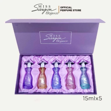 Set 5 chai Nước hoa Miss Sài Gòn 15ml chính hãng - Giá ưu đãi 1.15tr