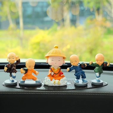 Sét 5 Chú Tiểu Hòa Thượng Taplo Bộ Tứ Không - Ở Đâu Có Phật Ở Đó Có Bình An - 45k