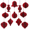 Set 5 Đèn Lồng Tổ Ong Nhỏ - Phụ Kiện Treo Trang Trí Lễ Tết Giá Ưu Đãi 49k 5