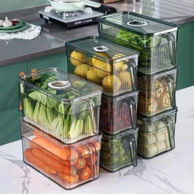 Sét 5 hộp nhựa cho tủ lạnh, lò vi sóng, nắp hút chân không - 46.900₫