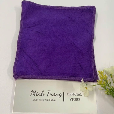 Set 5 khăn microfiber 20x20cm đa năng, không ra bông, không ra màu - chỉ 15.000₫