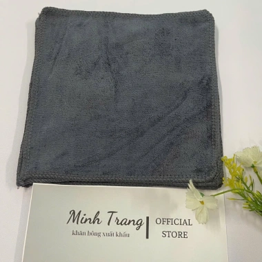 Set 5 khăn microfiber 20x20cm đa năng, không ra bông, không ra màu - chỉ 15.000₫