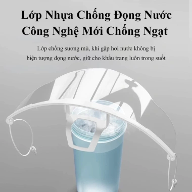 Set 5 khẩu trang nhựa che miệng - Giao tiếp, chế biến thực phẩm, phun xăm, spa - Giá 5.500đ 3 Set 5 khẩu trang nhựa che miệng - Giao tiếp, chế biến thực phẩm, phun xăm, spa - Giá 5.500đ 3
